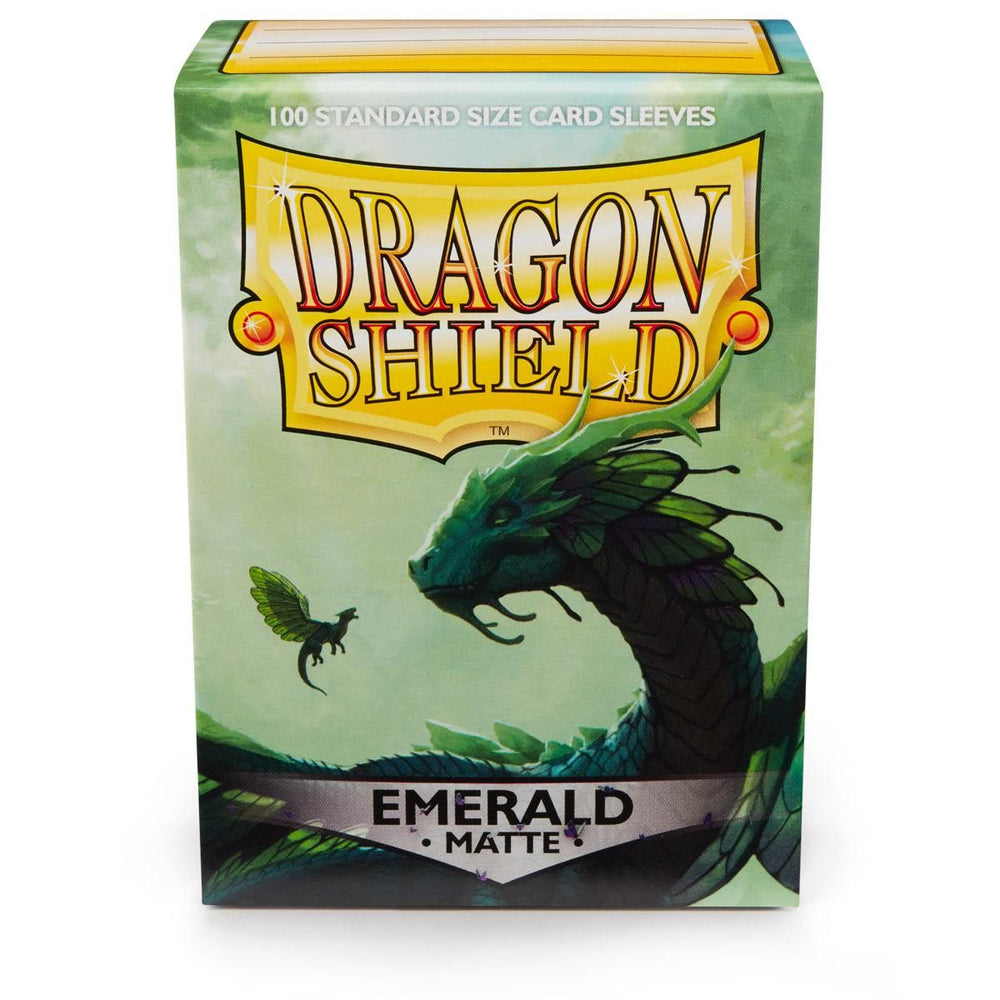 Dragon Shield: Standard 100ct Sleeves - Emerald (Matte)