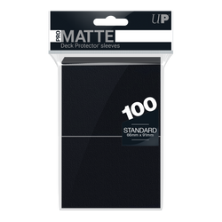 Ultra PRO: Standard 100ct Sleeves - PRO-Matte (Black)