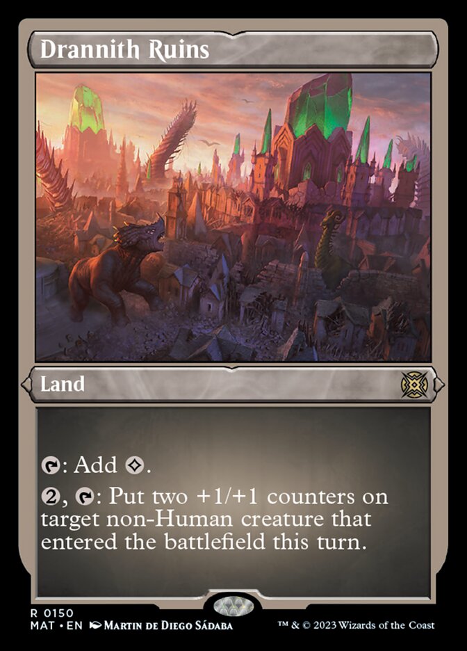 Drannith Ruins (Foil Etched) [March of the Machine: The Aftermath]