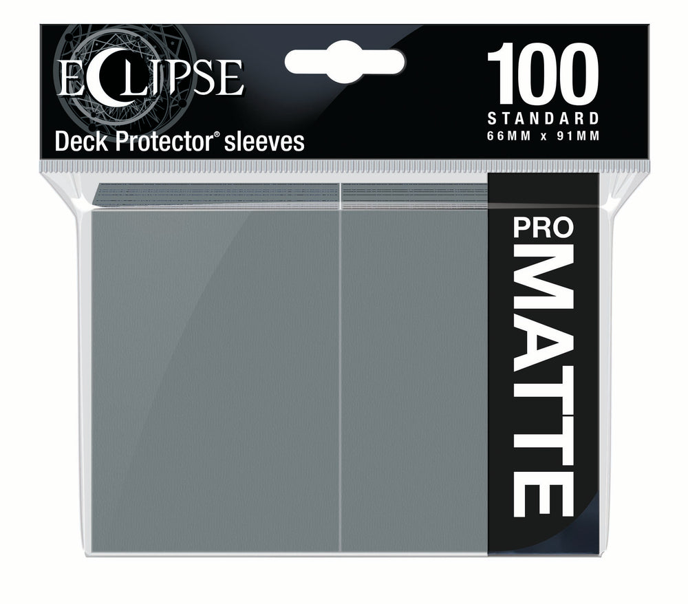 Ultra PRO: Standard 100ct Sleeves - Eclipse Matte (Smoke Grey)