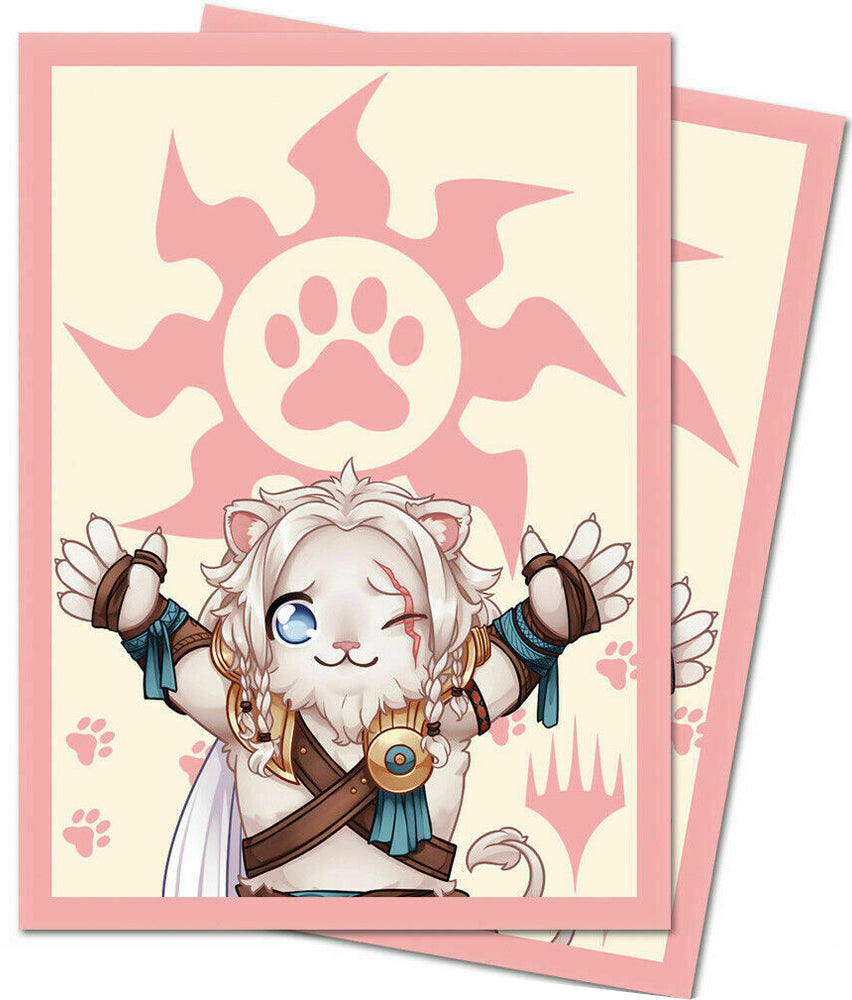 Ultra PRO: Standard 100ct Sleeves - Chibi Collection (Ajani Lion Hug)