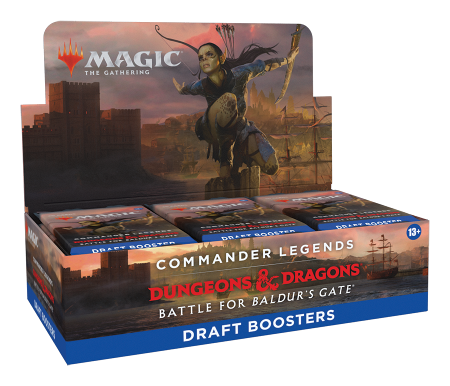 Commander Legends: Battle for Baldur's Gate - Draft Booster Display